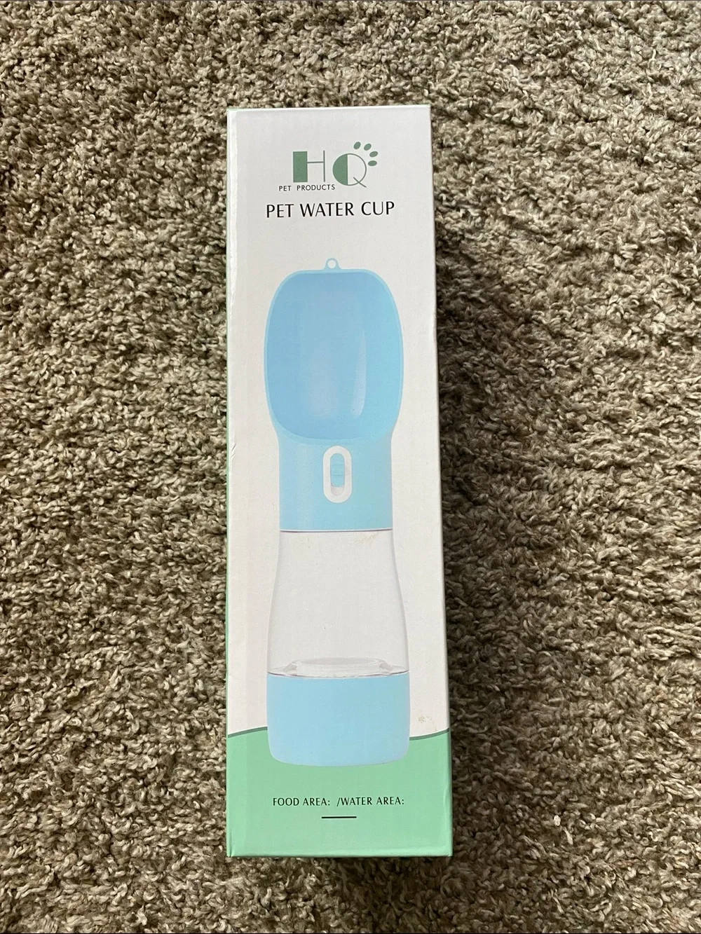 Portable Grey Pet Water Bottle & Dispenser - Travel-Friendly